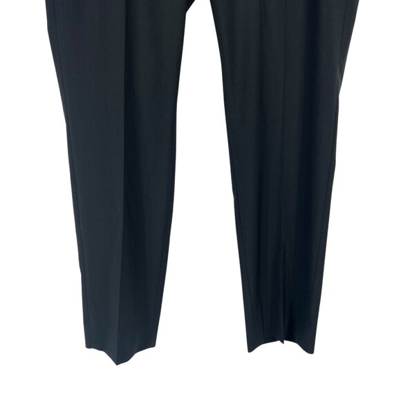NWT Banana Republic Ryan Slim Straight-Fit Washable Wool-Blend Pants Black Sz 14 - Picture 4 of 15